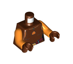 LEGO Rötliches Braun Ahsoka Tano Torso (973 / 76382)