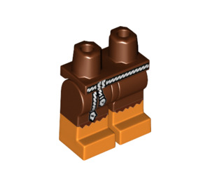 LEGO Reddish Brown Animal Minifigure Hips and Legs (3815 / 99867)