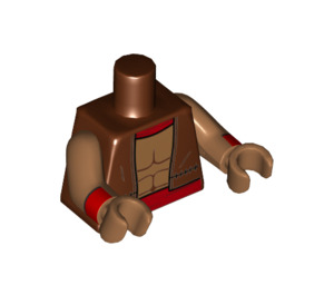 LEGO Reddish Brown Apache Chief Minifig Torso (973 / 88585)