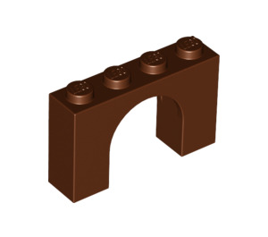 LEGO Roodachtig Bruin Boog 1 x 4 x 2 (6182)