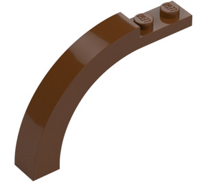 LEGO Reddish Brown Arch 1 x 6 x 3.3 with Curved Top (6060 / 30935)