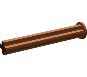 LEGO Reddish Brown Axle 4 with End Stop (87083)