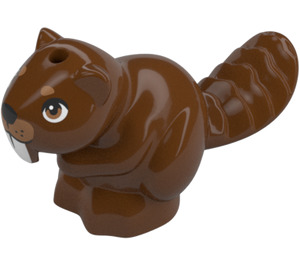 LEGO Reddish Brown Beaver