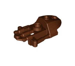 LEGO Reddish Brown Bionicle 3 x 5 x 2 Knee Shield (53543)