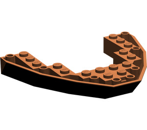 LEGO Reddish Brown Boat Base 8 x 10 (2622)