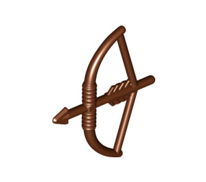 LEGO Reddish Brown Bow with Arrow (4499 / 61537)