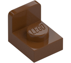 LEGO Rödaktig Brun Fäste 1 x 1 med 1 x 1 Platta Upp (36840)