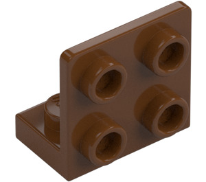 LEGO Reddish Brown Bracket 1 x 2 - 2 x 2 Up (99207)