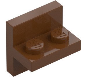 LEGO Reddish Brown Bracket 1 x 2 with Vertical Tile 2 x 2 (41682)