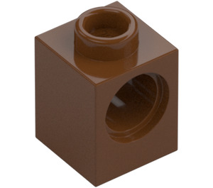 LEGO Reddish Brown Brick 1 x 1 with Hole (6541)