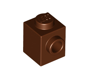 LEGO Brun rougeâtre Brique 1 x 1 avec Stud sur Une Côté (87087)