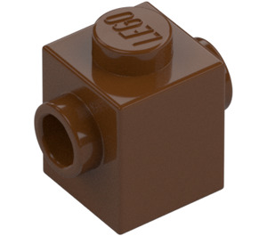 LEGO Reddish Brown Brick 1 x 1 with Studs on Two Opposite Sides (47905)