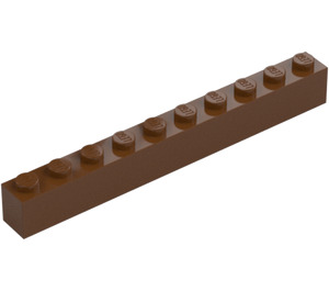 LEGO Červenohnědá Kostka 1 x 10 (6111)