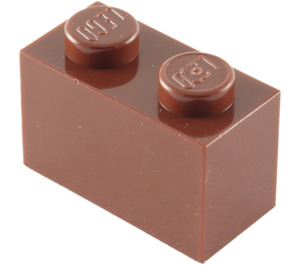 LEGO Brun rougeâtre Brique 1 x 2 avec tube inférieur (3004 / 93792)