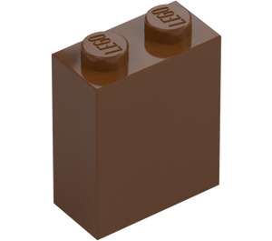 LEGO Reddish Brown Brick 1 x 2 x 2 with Inside Stud Holder (3245)