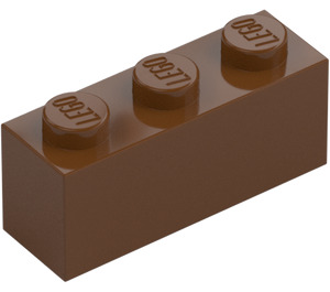 LEGO Brun Rougeâtre Brique 1 x 3 (3622 / 45505)