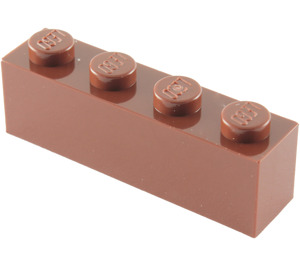 LEGO Reddish Brown Brick 1 x 4 (3010 / 6146)