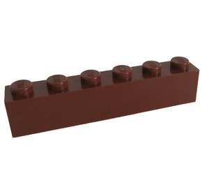 LEGO Reddish Brown Brick 1 x 6 (3009 / 30611)