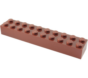 LEGO Roodachtig Bruin Steen 2 x 10 (3006 / 92538)