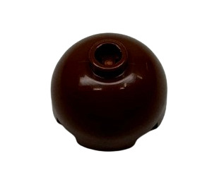 LEGO Reddish Brown Brick 2 x 2 Round with Dome Top (Safety Stud, Axle Holder) (3262 / 30367)