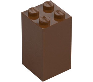 LEGO Brun Rougeâtre Brique 2 x 2 x 3 (30145)