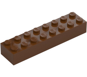 LEGO Roodachtig bruin Steen 2 x 8 (3007 / 93888)