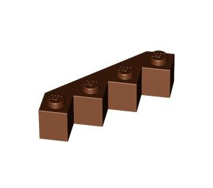 LEGO Reddish Brown Brick 4 x 4 Facet (14413)