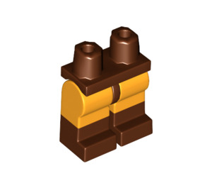 LEGO Brun rougeâtre Catman Minifigure Hanches et jambes (3815 / 21019)