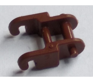 LEGO Reddish Brown Chain Link with Beveled Edge (14696)