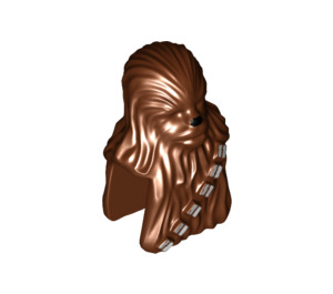 LEGO Reddish Brown Chewbacca Head with Black Nose (30483 / 83929)