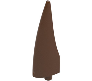 LEGO Reddish Brown Claw 1 x 4 x 1 with Shaft (11089)