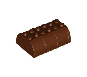 LEGO Reddish Brown Container 4 x 6 Lid  (4238 / 33341)