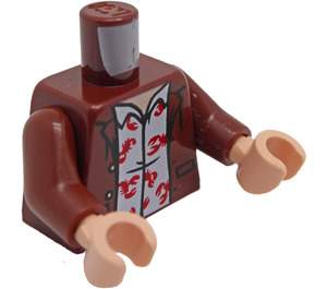LEGO Rötlich-braun Cosmo Kramer Minifig Torso (973 / 76382)