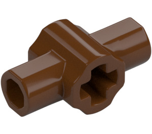 LEGO Reddish Brown Cross Connector with Holes and Axle Holders (24122 / 49133)