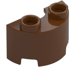 LEGO Reddish Brown Cylinder 1 x 2 Half (68013)