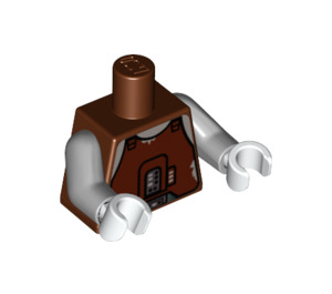 LEGO Reddish Brown Dengar Torso (973 / 76382)