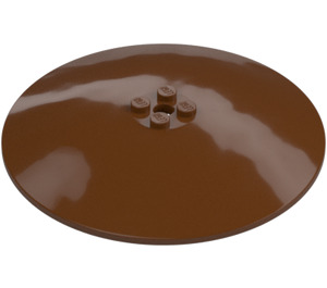 LEGO Reddish Brown Dish 10 x 10 (Solid Studs) (35326 / 51373)