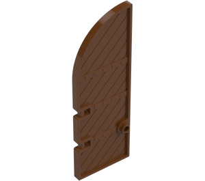 LEGO Reddish Brown Door 1 x 4 x 9 with Rounded Top (5561)