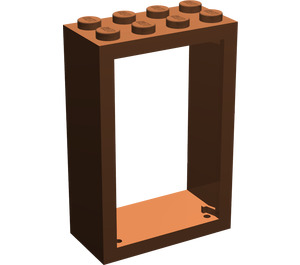 LEGO Brun rougeâtre Porte Cadre 2 x 4 x 5 (4130)