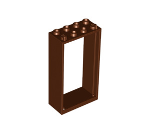 LEGO Rötlich-braun Tür Rahmen 2 x 4 x 6 (60599)