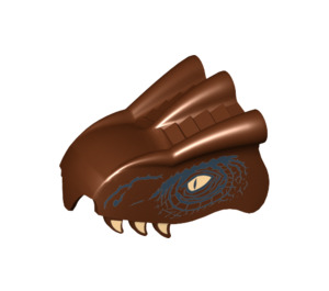 LEGO Reddish Brown Dragon Head (51344 / 53290)