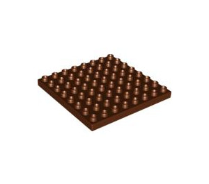 LEGO Reddish Brown Duplo Plate 8 x 8 (51262 / 74965)