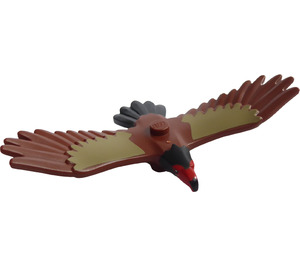 LEGO Roodachtig Bruin Eagle met Rood Hoofd (79792)