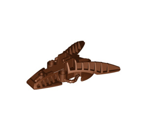 LEGO Reddish Brown Foot 7 x 10 x 2 with Spikes (53568)