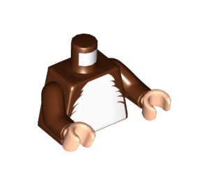 LEGO Rötlich-braun Gizmo - Dimensions Team Pack Minifig Torso (973 / 76382)
