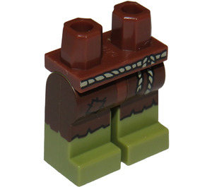 LEGO Rötliches Braun Goblin Minifigur Hüften und Beine (3815 / 19265)