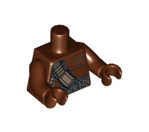 LEGO Rötlich-braun Gunner Zombie Torso (76382 / 88585)