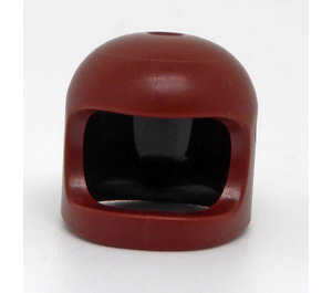 LEGO Brun Rougeâtre Casque avec Épais Chin Strap (50665)