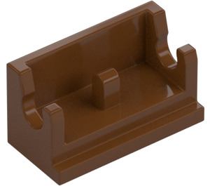 LEGO Reddish Brown Hinge 1 x 2 Base (3937)