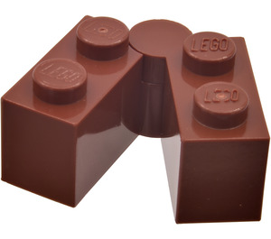 LEGO Reddish Brown Hinge Brick 1 x 4 Assembly